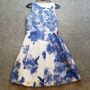 Blue Floral Dress